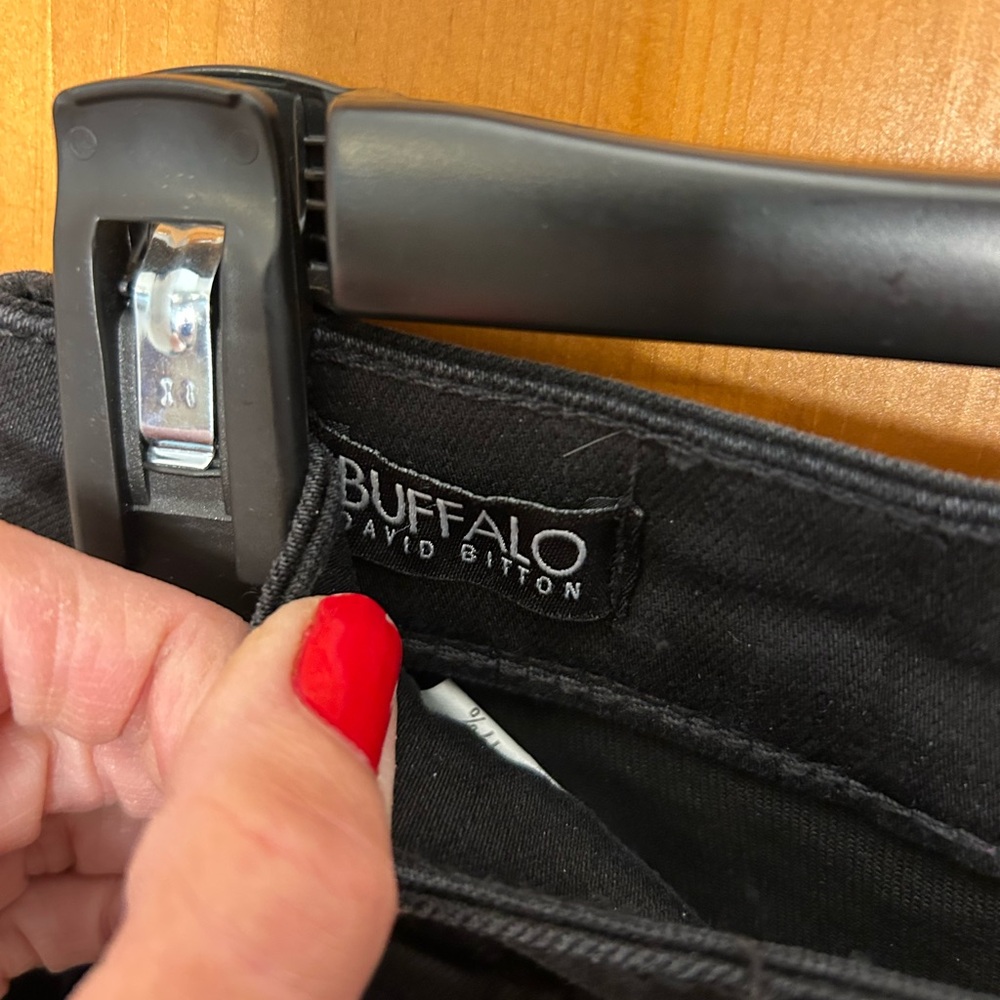 Buffalo David Bitton Black Straight Leg Jeans Classic Style❤️Hight rise❤️25 - Picture 5 of 10